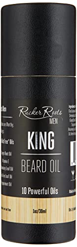 Rucker Roots x King Beard Oil | Nut Free Oils| 10 Powerful Oils| Moisture Lock| Smooth & Shiny| For Healthy Hair Growth|