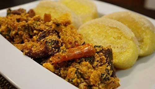 JEB FOODS Egusi Ground Melon Seeds, 100% Natural, Nutritious, Rich in Proteins and Vitamins, 1 lb.