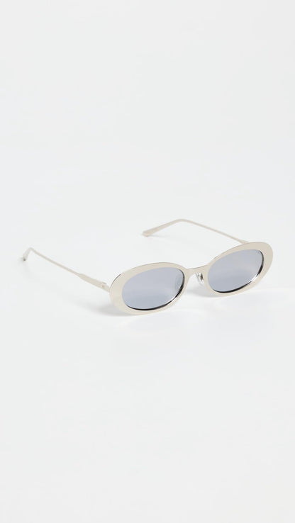 Elisa Johnson Women's Lyric Sunglasses, Silver, One Size