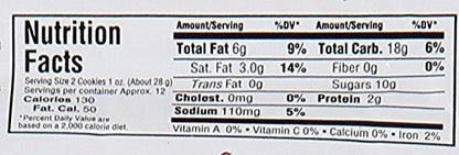 Uncle Eddies Cookes, Cookies Chocolate Chip Walnut, 12 Ounce