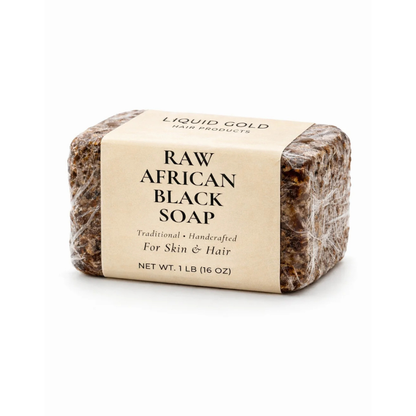 Raw African Black Soap for Healthier Skin and Hair