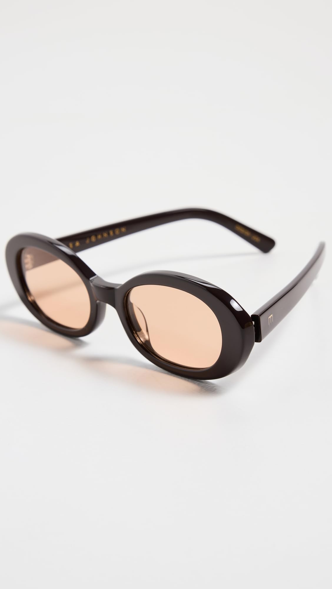 Elisa Johnson Women's Lyric Leigh Sunglasses, Gloss Brown, One Size