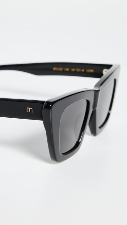 Elisa Johnson Women's Lori Sunglasses, Black, One Size