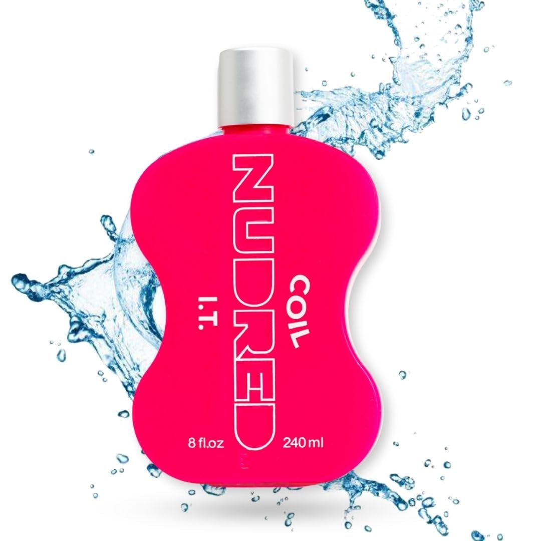 NuDred Coil I.T. Curly Hair Moisturizer with Natural Oils for Black Hair, Curl and Coil Defining Cream for Hydrated Twist Outs, Flat Twists & Bantu Knots, Sulfate Free & Paraben Free Curl Cream, 8 OZ