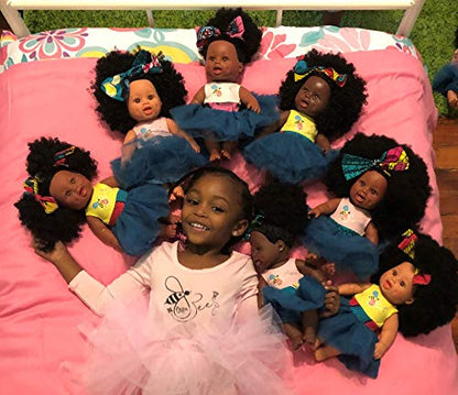 Orijin Bees Curly Swizzy Bee - 12 inch Black Doll, African American Doll, Biracial Doll, Ethnic Doll, Latino Doll, Curly Hair Doll