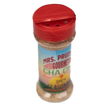 Mrs. Pruitt's Gourmet CHA CHA Seasoning Spicy 3.2 oz.