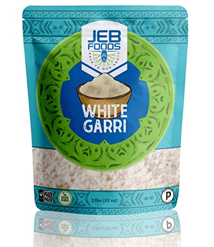 White Gari/Garri, 4lbs bag West Africa super premium, fine quality, gluten free (White Garri 4lbs)