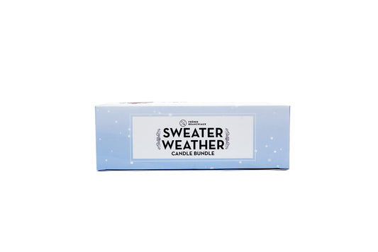 FRÈRES BRANCHIAUX Sweater Weather 4 oz Scented Soy Single Wick Candle Bundle with Burn Time of 10 Hours each