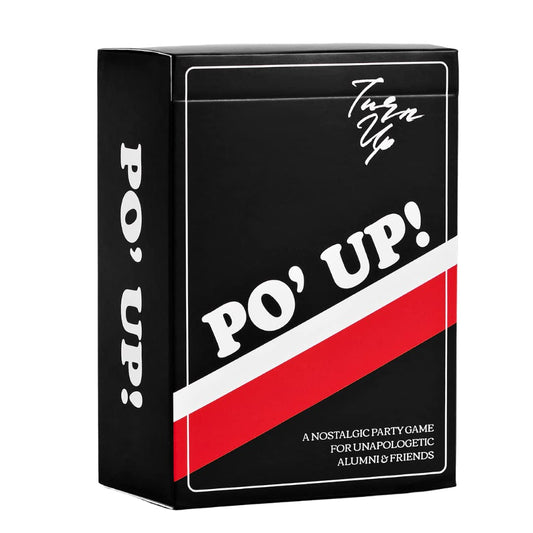 PO' UP! Card Game - The Ultimate Party Game for Black Alumni from HBCUs to PWIs | Perfect for Graduation, Greek Picnics, Parties, Family Gatherings and Birthdays