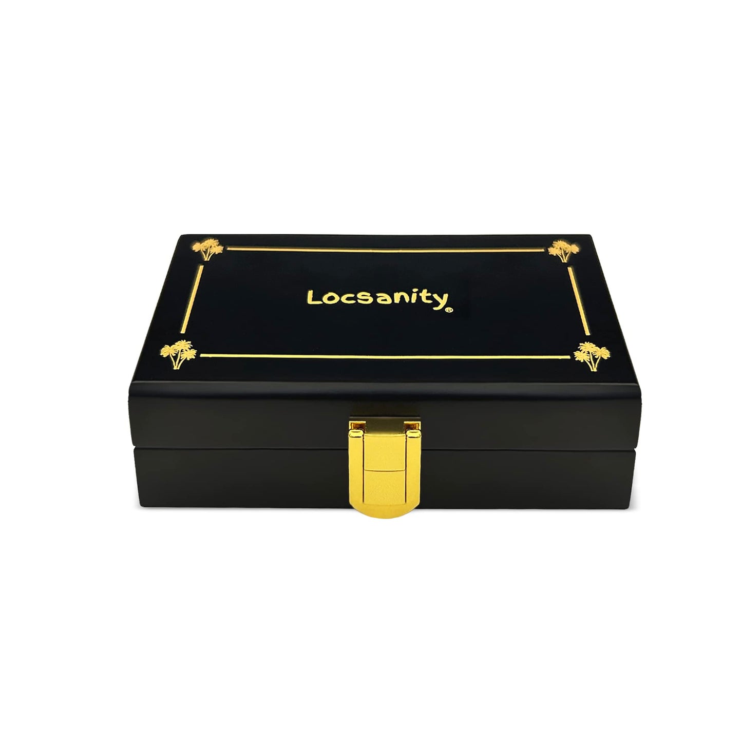 Locsanity Interlocking Dual Ended Dreadlock Loc Tool Sisterlocks, Microlocks, Small Locs and Medium Locs Redesigned Metal 24ct Gold Plated (Gift Set)