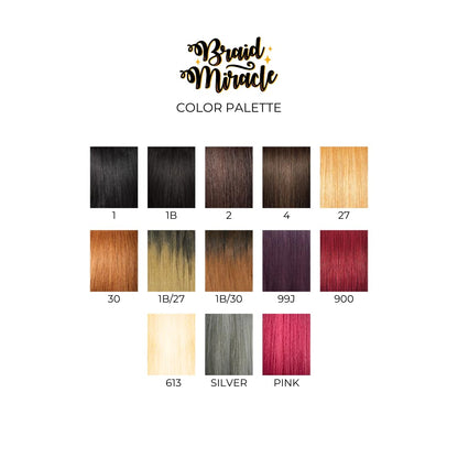 Braid Miracle Pre-Stretched Hair - 52 Inch, 8-Pack, 90g, Anti-Itch, Spetra Fiber, Soft Yaki Texture, Ideal for Braids & Twists, Hot Water Set, Professional Synthetic Hair Extensions (Pink)