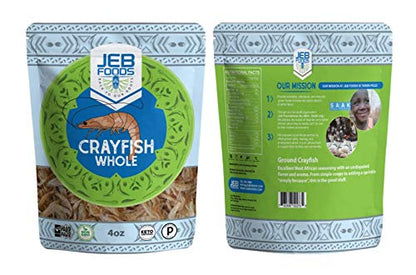 Crayfish Whole - 4oz Nigeria Dried Baby Shrimp