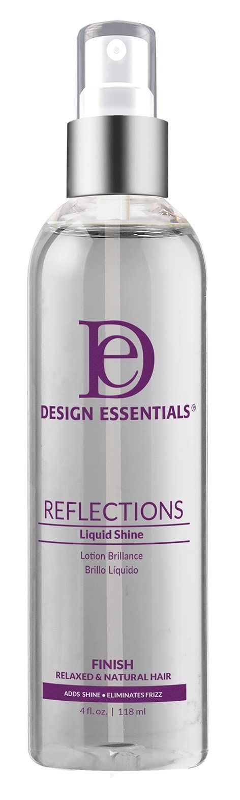 Design Essentials Reflections Liquid Shine Humidity-Resistant Hair Polish Spray, 4 Ounce