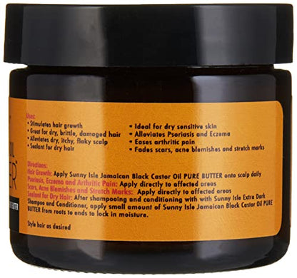 Sunny Isle Jamaican Black Castor Oil Pure Butter 2oz