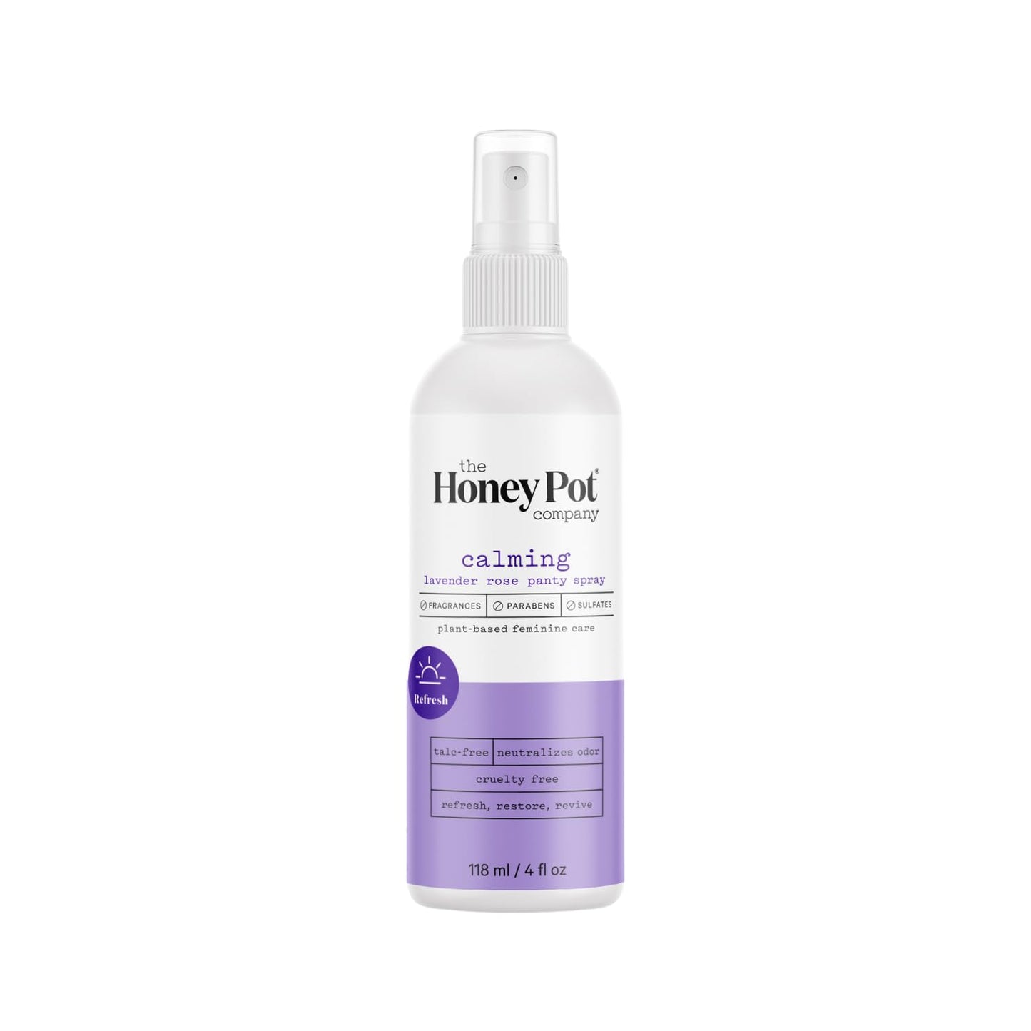 The Honey Pot Company - Lavender Bundle - Lavender Body Cleanser to Moisturize & Cleanse Skin, Refreshing & Restorative Panty Spray, & Everday Liners Infused w/Essential Oils for Cooling Effect - FSA