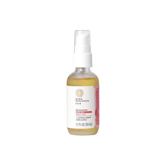 Shea Radiance Revitalizing Hair Oil w/Rosemary, Mint, and Chebe Extract | Increase Circulation & Nourish Scalp |1.7oz