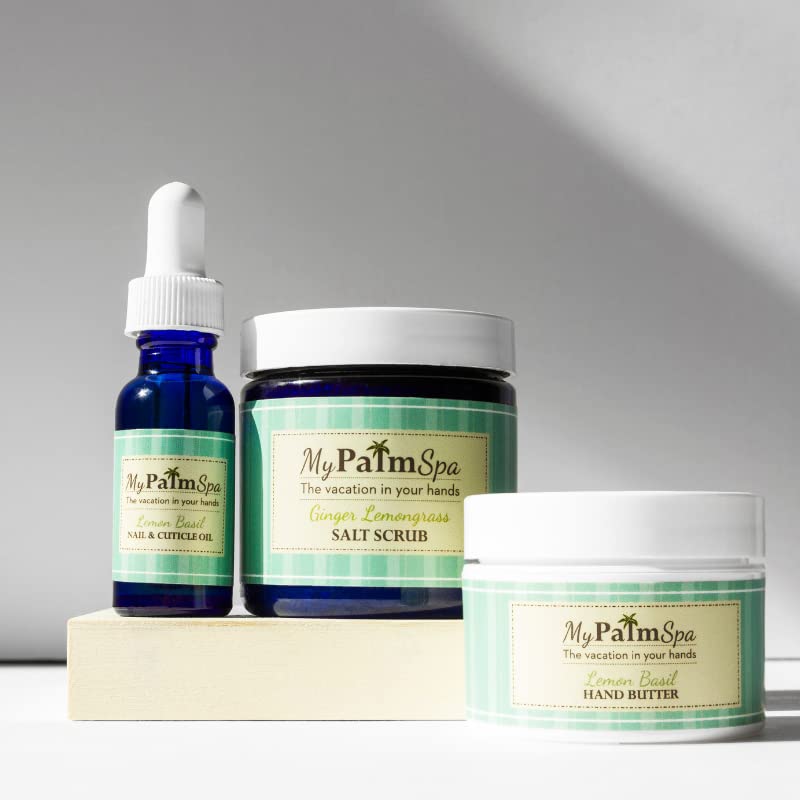 Butter By Keba My Palm Spa Luxury Hand Care Essentials Nail Cuticle Oil with Grapeseed and Essential oils