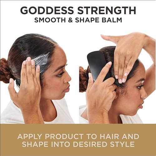 Carol's Daughter Goddess Strength Smooth and Shape Hair Balm, Hair Cream for Weak, Breakage-Prone Hair, 5.5 Fl Oz