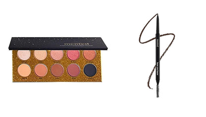 Mented Cosmetics | Everynight Eye Shadow Palette & Eyebrow Pencil Brow You Know (Light Brown)