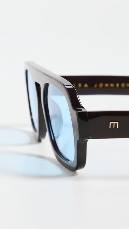 Elisa Johnson Women's Jane Sunglasses, Dark Brown, One Size