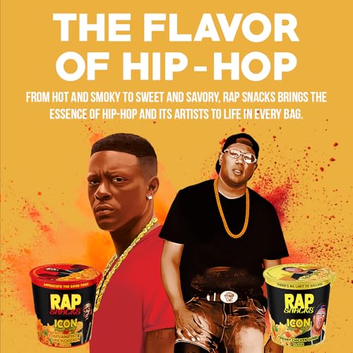 Rap Snacks Louisiana Hot ICON Ramen Noodles Boosie-Pack of 12