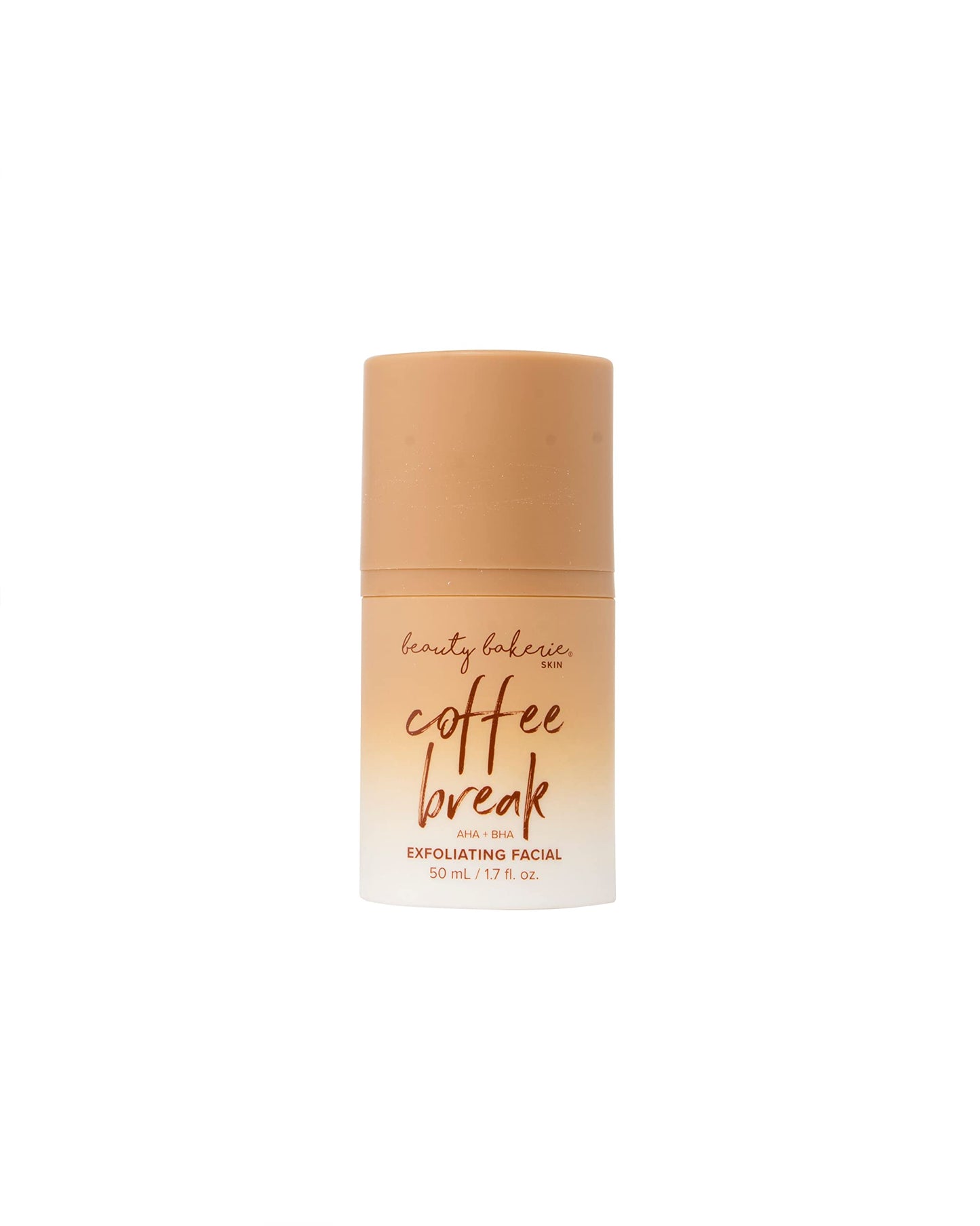 Beauty Bakerie Coffee Break AHA BHA Exfoliating Facial, Skin Care Products for Healthy, Glowing Skin, Face Exfoliator with Skin Refreshing Formula, Exfoliant & Skincare Essential, 1.7 oz.