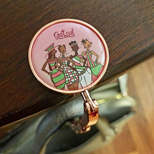 Shades of Color Purse Hanger, Sistas, 2.5 x 1.73 inches, Pink (PH135)