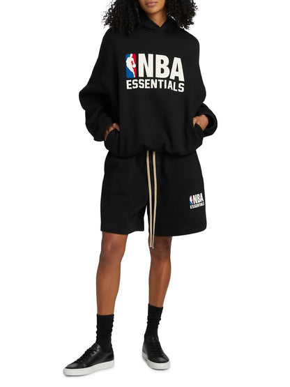 Fear of God Essentials, NBA Fleece Hoodie, X-Small, Black