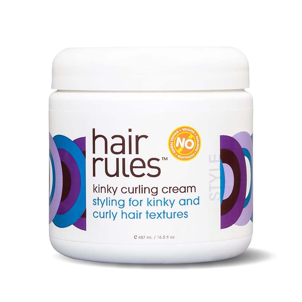 Hair Rules Kinky Curling Cream, 16 oz