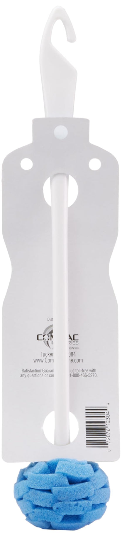 Compac Home Water Bottle Wand 12 inch Long Handle Sponge Petals Brush/Clean Thermos, Coffee Mugs, Sport Bottles, 3 Count