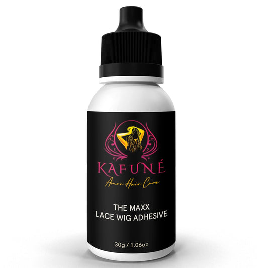 Kafune Amor Hair Care MAXX Lace Wig Adhesive – Wig Glue Size 1.06 OZ Waterproof Hold for Your Lace Wig or Toupee – Quick Drying – MAXX Hold Up to 4 Weeks – NO Flaky Residue – Best for Sensitive Skin