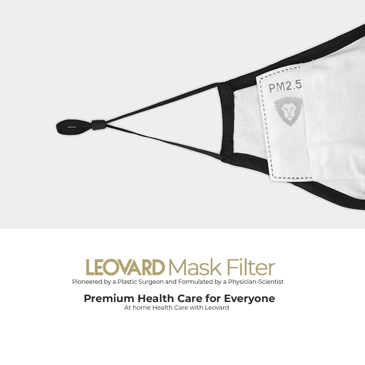 Leovard Face Mask Filters - 30 Premium PM2.5 Activated Carbon Filter - 5 Layered Replacement. Designed in USA