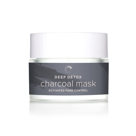 Cosmedica Skincare Deep Detox Activated Charcoal Clay Mask - New! Face mask to target enlarged pores, reduce blackheads, oily skin, blemishes
