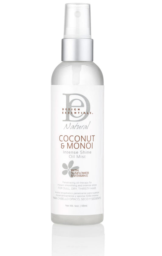 Design Essentials Coconut & Monoi Intense Shine Oil Mist 4 Oz