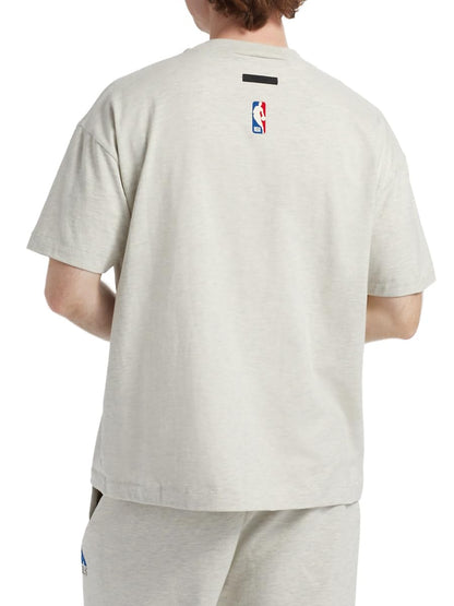 Fear of God Essentials, Heat Cotton Jersey Crewneck T-Shirt, X-Small, Light Heather