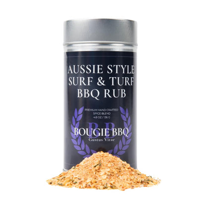 Aussie Style Surf & Turf BBQ Seasoning | Gourmet Seasoning | Artisan Spice Blend | All Natural | Non GMO | Made in USA | Small Batch | Bougie BBQ | Gustus Vitae | #868