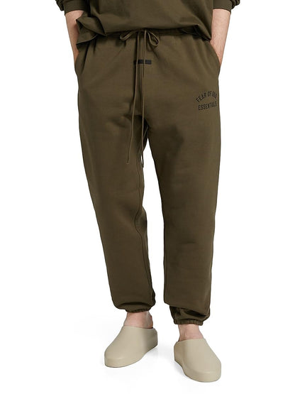 Fear of God Essentials, Fleece Essential Sweatpants, Medium, Olive