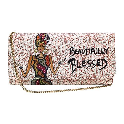 Shades of Color Clutch Purse, Multicolor