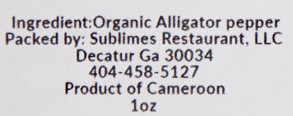KOPABANA Organic Alligator Pepper Seeds| Organic Alligator pepper Alligator pepper, Mbongo spice | Pepper Spice |Ataare |Guinea Pepper | Alligator Pepper | Grains of Paradise | Lizard Pepp 1oz