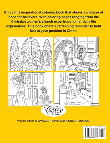 Colors of Hope: A Christian Coloring Book | Inspirational Quotes | Celebrating Black Women, Brown Women of Faith