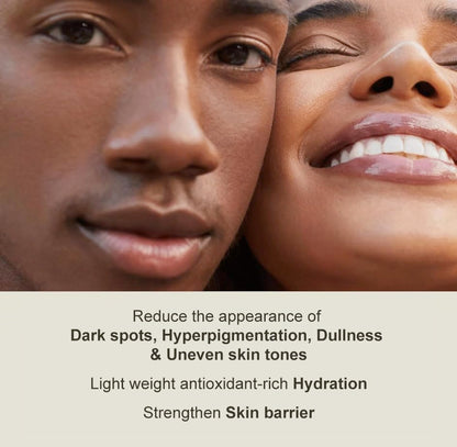Kinlo Sun Spot Brightening Moisturizer | Vitamin C, Ferulic Acid & Hyaluronic Acid | Daily Brightening Face Serum & Moisturizer | Black-Owned, Vegan Skincare | 1.7 fl oz