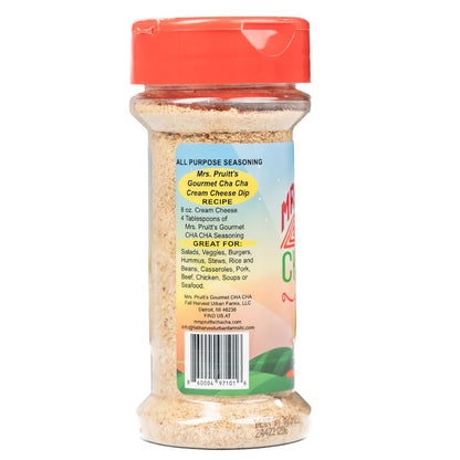 Mrs. Pruitt's Gourmet CHA CHA Seasoning Spicy 3.2 oz.