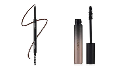 Mented Cosmetics | Eyebrow Pencil Brow Or Later (Medium Brown) & Long Live the Lash Mascara