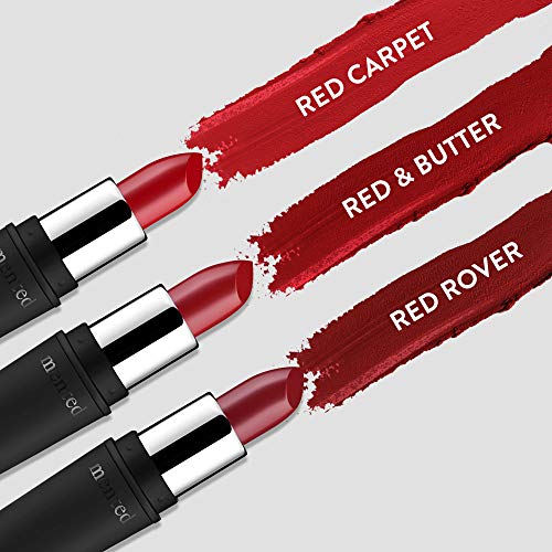 Mented Cosmetics Red Matte Lipstick - Red Rover Deep Red, Long Lasting Lipstick - Waterproof, Dark Red Lip Stain - Red Lipstick - Smudge proof Matte Red Lipstick for 24 Hour Stay - Dark Lip Color