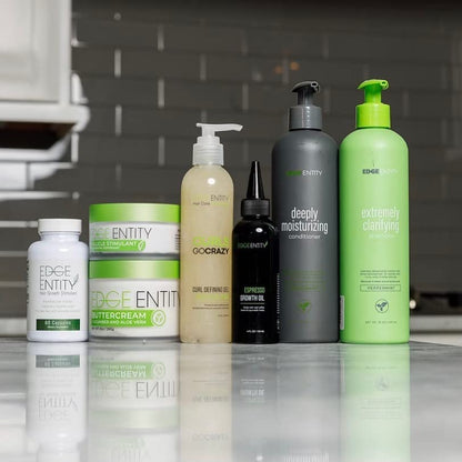 Edge Entity Peppermint oil Shampoo- Extremely Deep Cleanse and Clarifying Shampoo, Cleansing Treatment for 4A-4C hair types, for Women- 8 oz