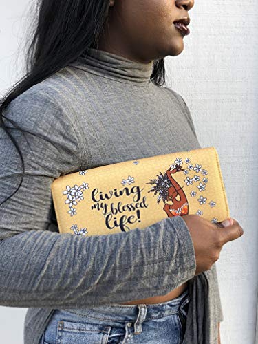 Shades of Color Clutch Purse, Multicolor