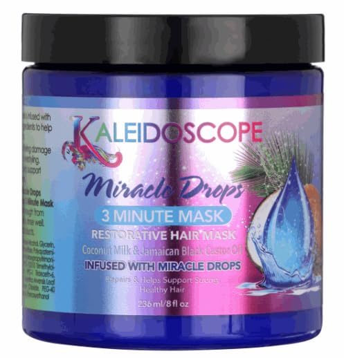 Kaleidoscope Miracle Drops 3 Minute Mask | Restorative Hair Mask 8 fl oz