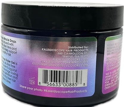 Kaleidoscope Miracle Drops Styling Gel | Strong Hold | Conditioning Hair Gel 12 fl oz