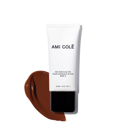 AMI COLÉ Skin-Enhancing Tinted Moisturizer (Rich 2), tinted moisturizer for face, bb cream, skin tint, face makeup