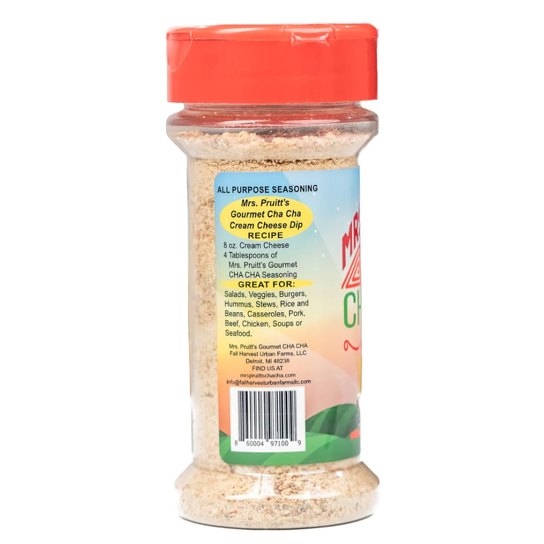 Mrs. Pruitt's Gourmet CHA CHA Mild Seasoning 3.2 oz.